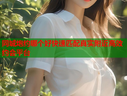 同城炮约哪个好快速匹配真实附近高效约会平台