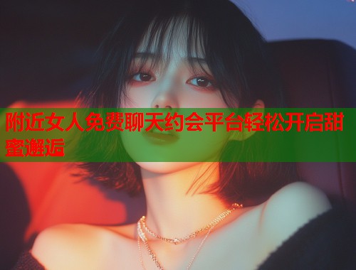 附近女人免费聊天约会平台轻松开启甜蜜邂逅 第1张 附近女人免费聊天约会平台轻松开启甜蜜邂逅 第1张