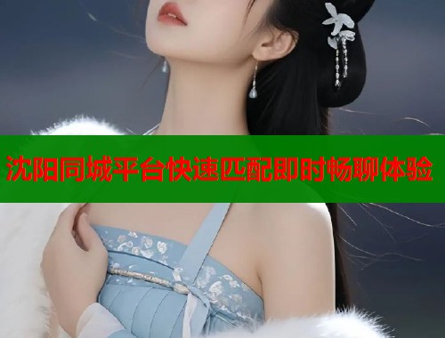 沈阳同城平台快速匹配即时畅聊体验 第1张 沈阳同城平台快速匹配即时畅聊体验 第1张