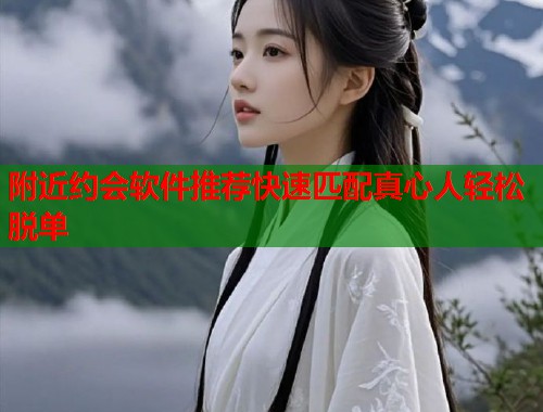 附近约会软件推荐快速匹配真心人轻松脱单